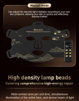 Máscara De Terapia LED Roja Nueva Llegada Con Luz Infrarroja Flexible Y Suave De Silicona 4 Colores Anti-Edad Photon Avanzado Para Rejuvenecimiento Y Blanqueamiento De Piel - details 9