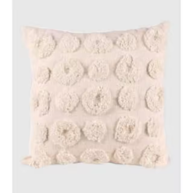 Cojín relieve circulos Agathe     -EkilikuaHome - 1