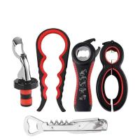 Abrepuertas Multifuncional 6-en-1 Lids Gripper Antideslizante Para Botellas Y Latas Herramienta De Cocina Eco-amigable - details 4