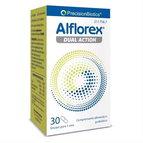 Forte Pharma - Alflorex Dual Action, 30 Cápsulas - Complemento Alimenticio Probiótico - 1