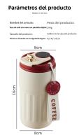 Jarrón Térmico Maple Inoxide 316 with Termómetro Digital - Taza Café Portátil para Hombre/Mujer, Mantiene Frío/Calor 12-24H, Diseño Elegante Sin Fugas, 450mL, Ideal Oficina/Viajes - details 13