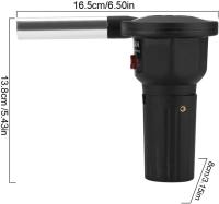 Ventiladores para barbacoa automáticos, soplador de aire, ventilador portátil para acampar al aire libre, pícnic, parrilla, herramienta de cocina para barbacoa - details 2