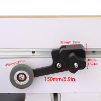 Herramienta De Seguridad Para Tallado En Madera Multiusos Tablero De Loc De Pino Guía De Molienda Rodillo De Arrastre Con Rodamiento Unidireccional - details 8