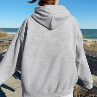Sudadera De Capucha Clásica Para Hombre Y Mujer Manga Larga Suéter Casual Con Bolsillo Deportiva Suelta De Polyester Para Otoño - details 3