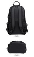 Mochila Casual Para Hombres Viaje Tendencia Estudiante De Colegio Moda Coreana Versión Mochila Escolar Impermeable Con Cierre De Cremallera - details 19