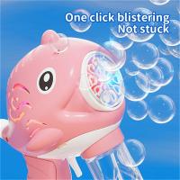 Pistola De Burbujas Automática Con 10 Agujeros Para Niños Juguete De Exterior No Requiere Pilas Ni Agua Específico Para Edad 3-6 Años Material ABS Unisex - details 3