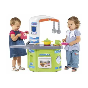 Tachan Set De Menaje De Cocina De Acero Inoxidable – 23 Piezas De Juguete Incluyendo Ollas, Utensilios, Alimentos Y Guante, Para Cocina De Imitación, Desde 3 Años