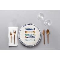 STARLEY-Vajilla 12 piezas Peixe Iberica Brillo ,Plato de Postre 20cm,Plato Hondo 21cm,Plato Llano 26cm - details 2
