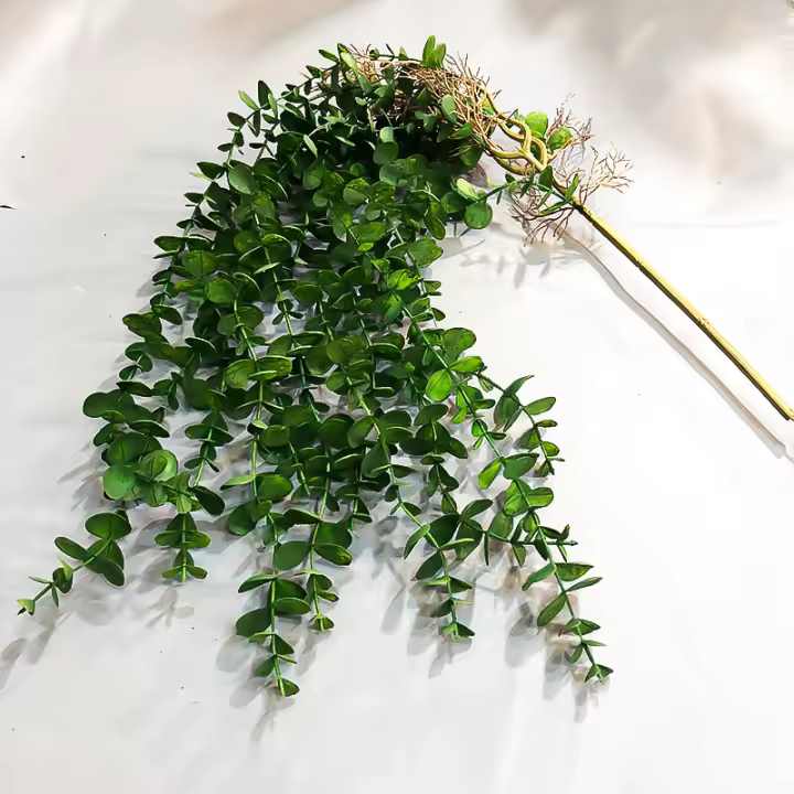 Planta Artificial De Eucalipto Falso 104cm Rattan Vinatera Para Decoración De Jardín Interior Y Exterior Bodas Y Oficinas - 1