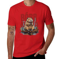 Camiseta De Hombre Oversize Con Estampado De Gráfico De Zorro Nuevo Bóbr Casual Verano Camiseta Transpirable Y De Secado Rápido Para Ejercicio - details 13