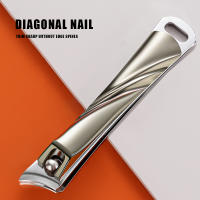 Tijeras De Uñas Diagonales Grandes 1Pc Con Apertura Amplia Herramientas De Pedicura De Acero Inoxidable Para Cuidado De Las Uñas - details 0