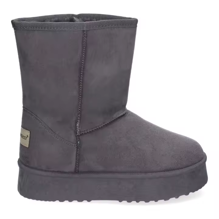 PuntoSalao Botas australianas altas con plataforma para mujer color gris VR3-596 - 1