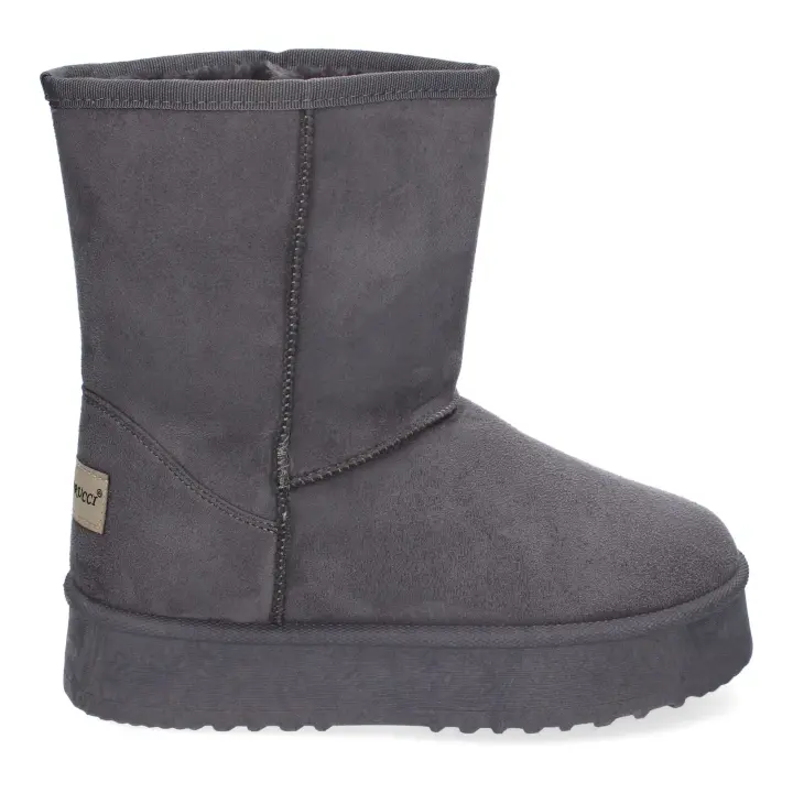PuntoSalao Botas australianas altas con plataforma para mujer color gris VR3-596 - 1