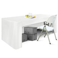 Mantel Rectangular De 6FT Para Mesas Rectangulares En Poliéster Lavable Ideal Para Fiestas De Buffet Y Comidas Navideñas - details 6
