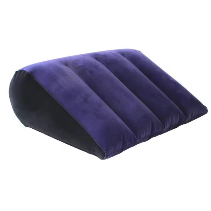 Almohada De Viaje Inflable Multifuncional Soporte Lumbar Yoga Rectangular Almohada De Aire Para Posiciones De Descanso - 1