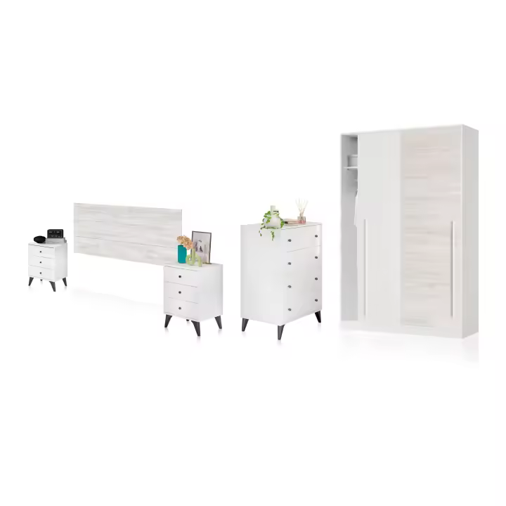 Duehome - Conjunto Dormitorio Iconic 4C Plus - 1