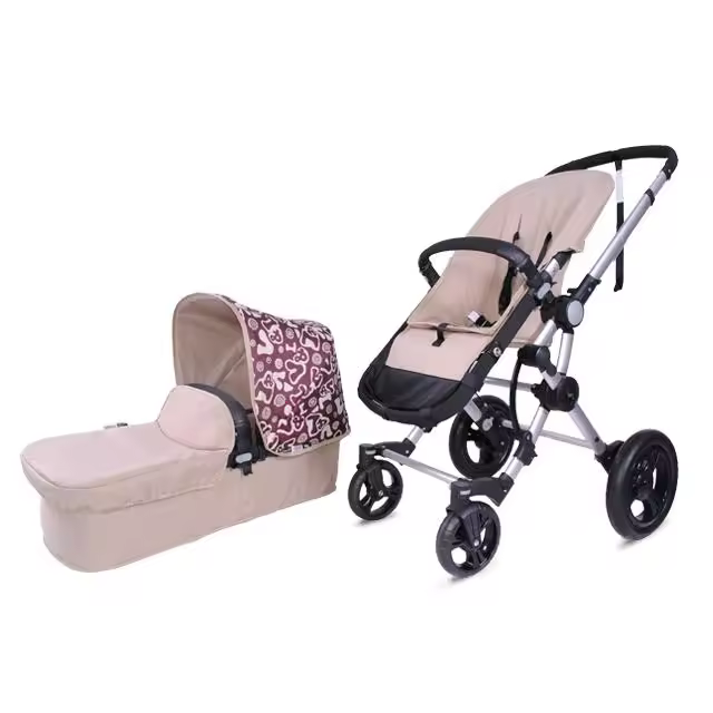 BABY ACE SET  BY VICTORIO Y LUCHINNO  3 PIEZAS  MARRON NO ES UN COCHECITO - 1