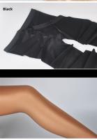 Medias Reflectantes De Aceite De Escenario Para Mujer Tights De Brillo Plateado Y Plateado Con Diseño De Pantimedias Sissy - details 19