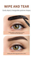 Lápiz para cejas Maquillaje resistente al agua: lápiz para cejas con tinte, 24 horas de duración, crea un aspecto natural - details 5