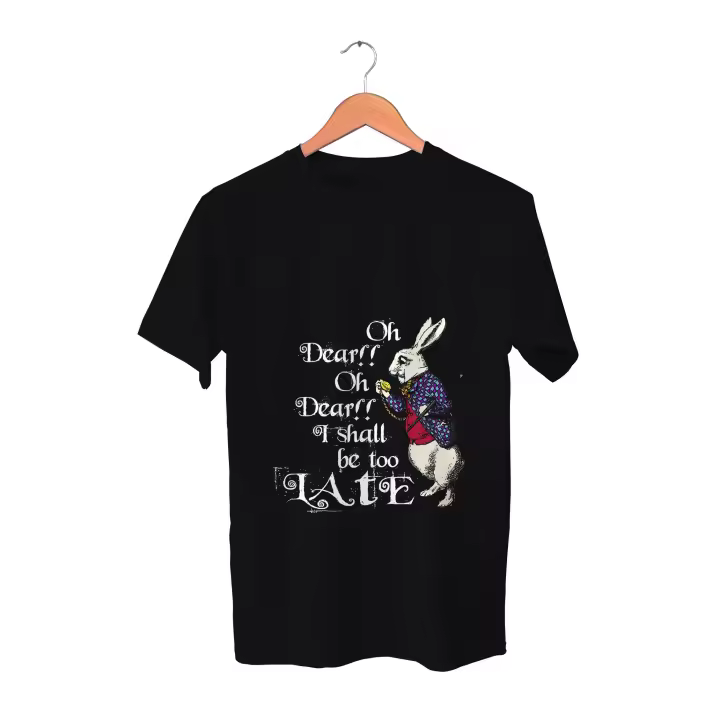 Camiseta Alicia en el pais de las maravillas. Alicia en el espejo. Sombrerero. Varios colores. Todas las tallas. - 1