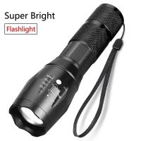 Linterna LED Recargable Potente Con Zoom Para Camping Luz Exterior Portátil Con 3 Modos De Iluminación Y Función De Bicicleta - details 3
