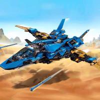 Jay Walker Storm Fighter Element Espacioso Máquina Voladora Shenlong Serie Fantasma Bloques De Construcción Para Niños Juguetes Educativos De Artesanía Pequeña Tamaño Compatible Con Lego ABS No Requiere Baterías - details 2