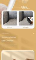 Pulgar De Pelaje De Mascota Multifuncional Portátil Lavable Cepillo De Eliminación De Pelo Para Perros Y Gatos - details 6