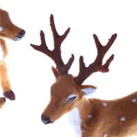 Nueva Figura De Navidad De Peluche Reindeer Simulación Oso De Navidad Decoraciones De Año Nuevo Material Textil Y Fibra - details 2