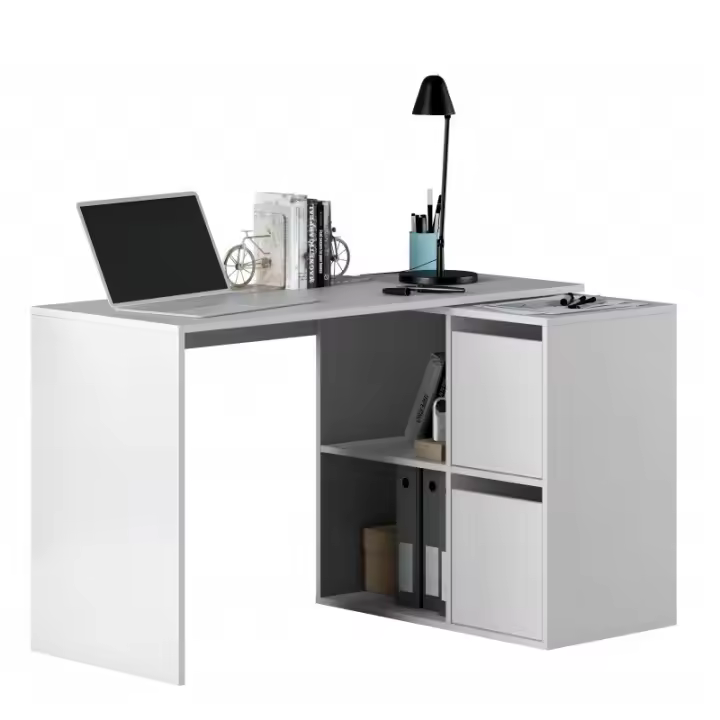CAMA EXPRESS Mesa escritorio multiposición en color blanco artik - 1