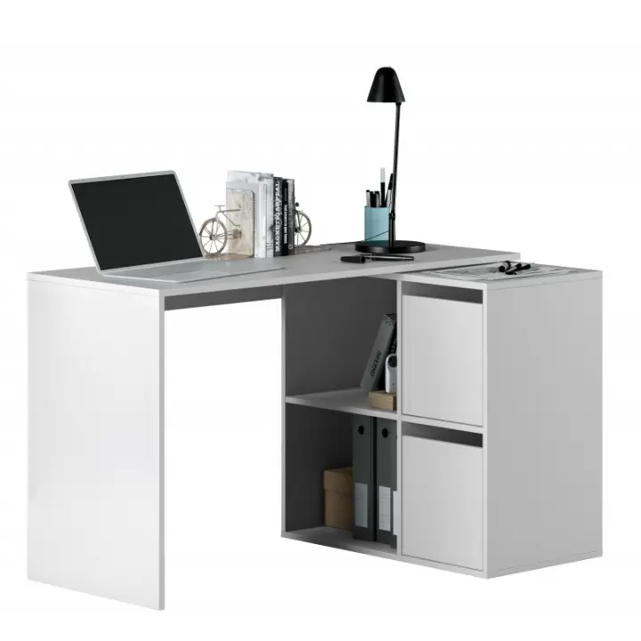 CAMA EXPRESS Mesa escritorio multiposición en color blanco artik - 1