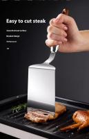 Kit De Accesorios Para Plancha Gianxi Espátula De Acero Inoxidable Para Barbacoa Herramientas De Cocina Para Steaks Fritos - details 4