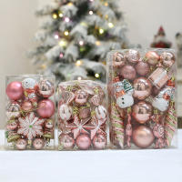 Adorno De Navidad Para Árbol De Navidad Con Esfera Colgante Vínculo De Caramelo Conífera Juego De Joyería Decoración De Hogar Regalo En Caja - details 0