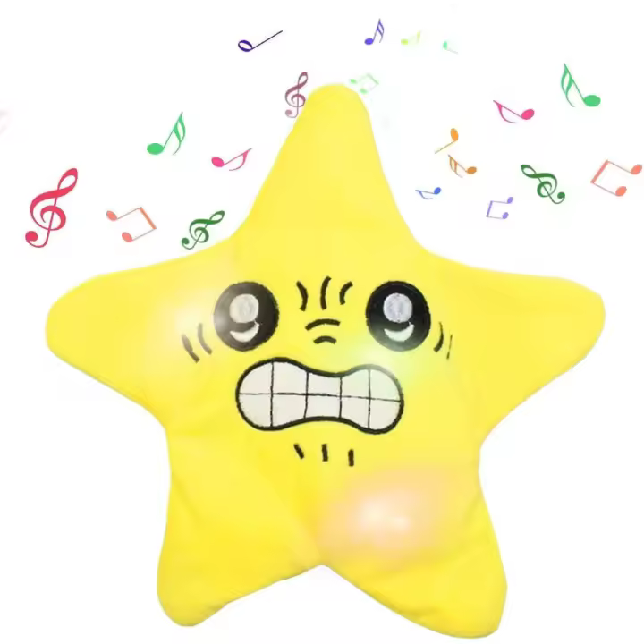 Estrellas Bailarina, Peluche de Estrellas, Peluche Bailarina que Repite tu Voz con Canciones, Peluche Musical Bailarina, Regalos Ideales para Niños - 1