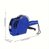 Kit De Máquina De Etiquetado Digital 8 Bits Blue MX -5500 Con 5000 Etiquetas Y Tinta Para Oficina Retail Supermercado Organización - details 1