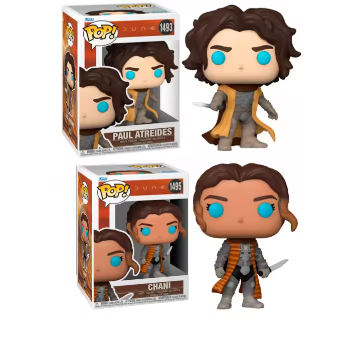 Funko Pack 2 Funkos Chani y  Paul Atreides Dune II 1493 1495   Funko  Pop Vinyl - 1