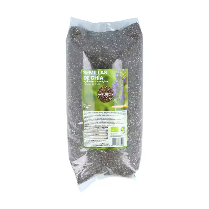 Semilla de Chia 1kg bio NATURITAS  Antioxidante  Efecto laxante - 1