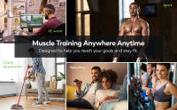 Estimulador Muscular EMS Entrenador Abdominal Cinturón De Adelgazamiento Y Modelado Corporal Masajeador De Fitness Para El Hogar Ajuste Multidimensional Para Hombres Y Mujeres - details 5