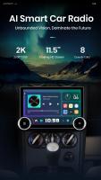 Junsun X8 11.5“ 2K 2000*1200 QLED CarPlay inalámbrico Android Auto radio para Nissan Qashqai J10 2006 2007 2008 2009 2010 2011 2012 2013 de coche  autoradio multimedia - details 1