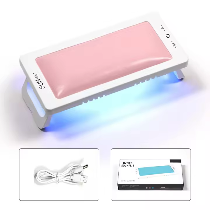Lampa De Secado LED UV LINMANDA Con Almohadilla De Piel Para Uñas Para Uso Doméstico Secador De Uñas Con Cable USB 27 LED 88W - 1