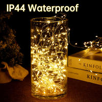 Guirnalda De Navidad De 10M De Plata Con Luces Cadena Para Decoración Exterior Y Interior Jardín Árbol Boda Iluminación De Fiestas 220V - details 1
