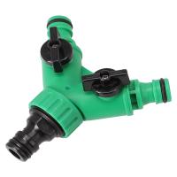 Conector De Jardín 2 En 1 Adaptador De Tubo De Agua Válvula De Tres Caminos En Forma De Y Con Interruptor Plástico Para Jardín - details 7