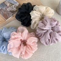 Cinturones Para El Cabello Para Mujer Diseño Único Con Volante Y Material Elegante Organza Románticos Y Suaves Accesorios De Moda Para Todas Las Estaciones - details 0