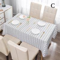 Mantel PEVA a Prueba De Aceite Y Agua Con Estampado Cuadriculado Para Uso Doméstico Decoración De Comedor Para Fiestas Y Hoteles Tamaño 90cmx140cm - details 16