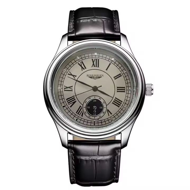 Reloj De Pulsera Para Hombre Marca Top Lujo Negocios Resistente Al Agua Cuero Reloj De Cuarzo Para Hombres Reloj De Manos Handsome 2025 Nuevo - 1