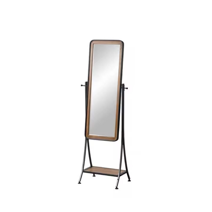 Espejo Vestidor Negro Natural 62 x 42 x 174 cm - 1