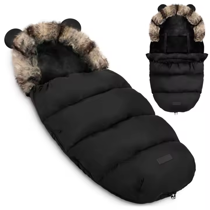 Saco de dormir para cochecito Elmi Ricokids, trineo, negro - 1