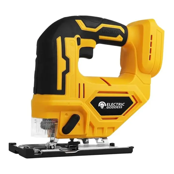 Sierra Eléctrica Curva Inalámbrica 2700RPM 3 Velocidades Multi-función Ajustable Herramienta De Carpintería Para Batería Dewalt 20V - 1