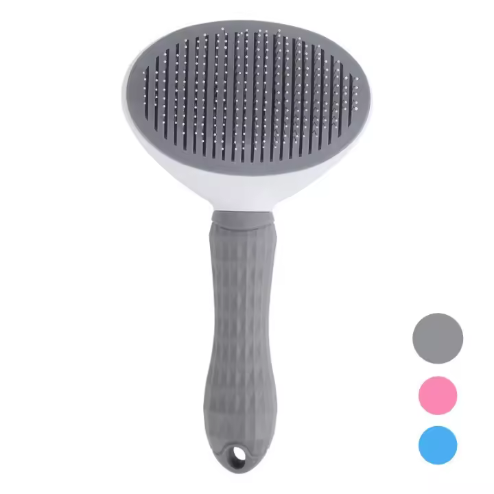 Cepillo Para Mascotas Automático De Peluca Para Perros Y Gatos Limpiador Self-Cleaning Herramienta De Aseo Para Animales De Compañía - 1