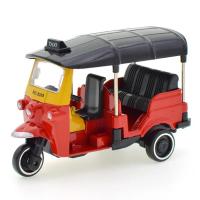 Modelo De Taxi Tuk Tuk Clásico En Escala 1:43 De Aleación De Metal Juguetes Coleccionables Vehículos Diecast Para Regalos - details 8