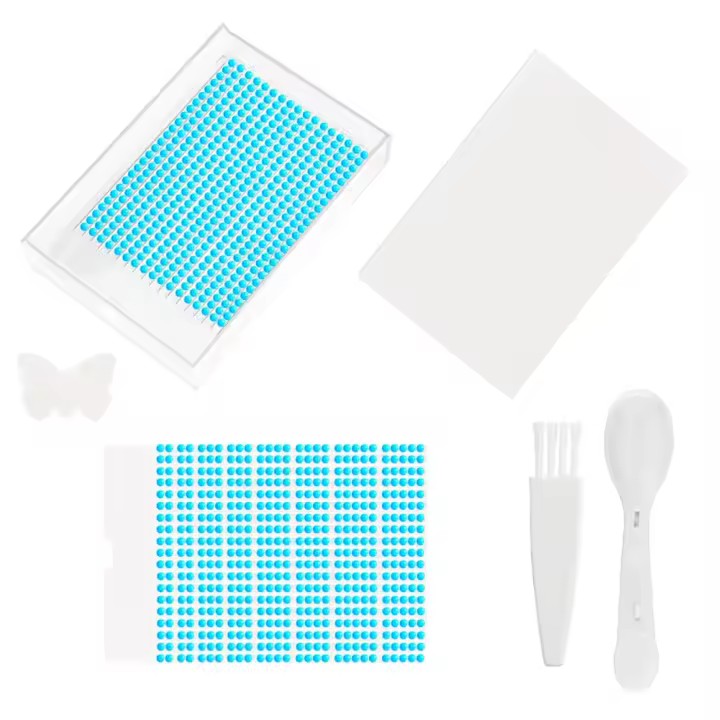 Kit De Pintura Diamante Con Organizador Y Cuchara Para Principiantes Herramientas De Dibujo DIY Con Tapa Y Caja De Almacenamiento Para Decoración De Mariposa - 1
